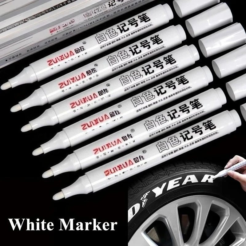 Copic Marker Sketch - 1/3/5pcs Permanent Oily White Marker Pen