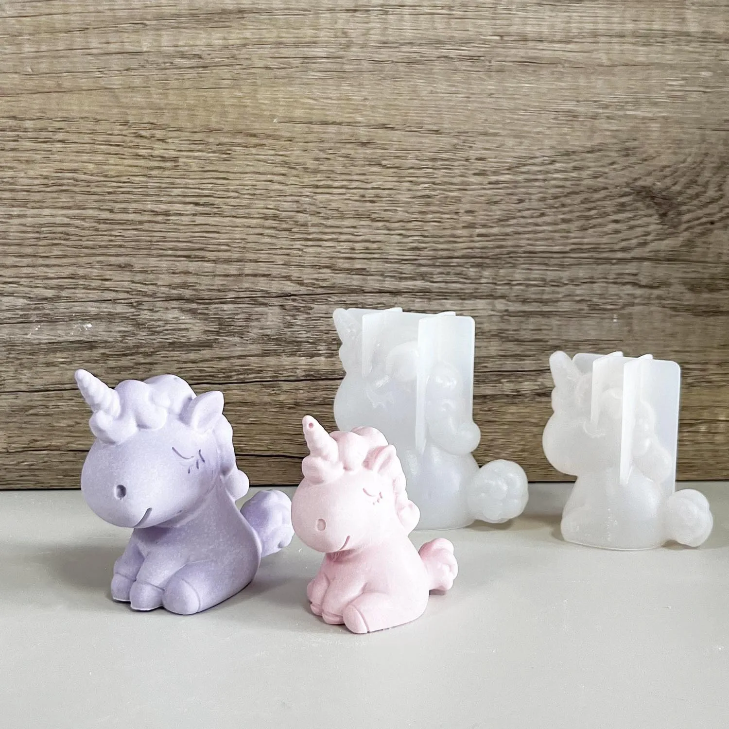 Soap Making Ideas - 3D Geometric Silicone Unicorn Cat Deer