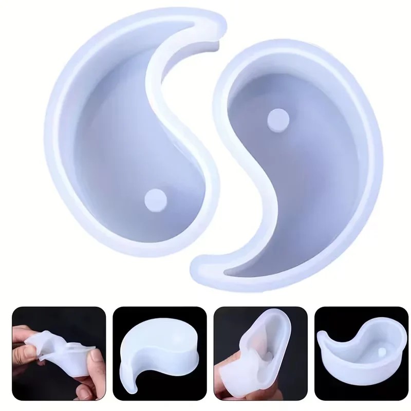 Soap Making Books - 2pcs Yin Yang Tai Chi Round