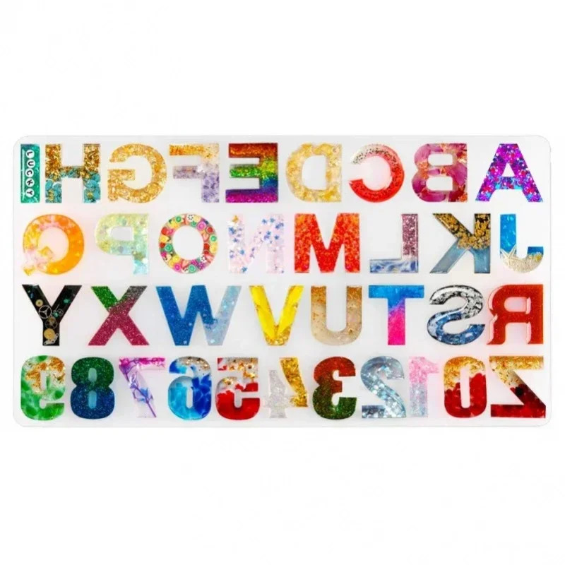 Soap Making Ideas - 1pc/2pcs/3pcs LettersAtoZ，Number0to9Silicone Mold，forDIYCrafts，Soap Making，Candle Making，-Durable，Easy to