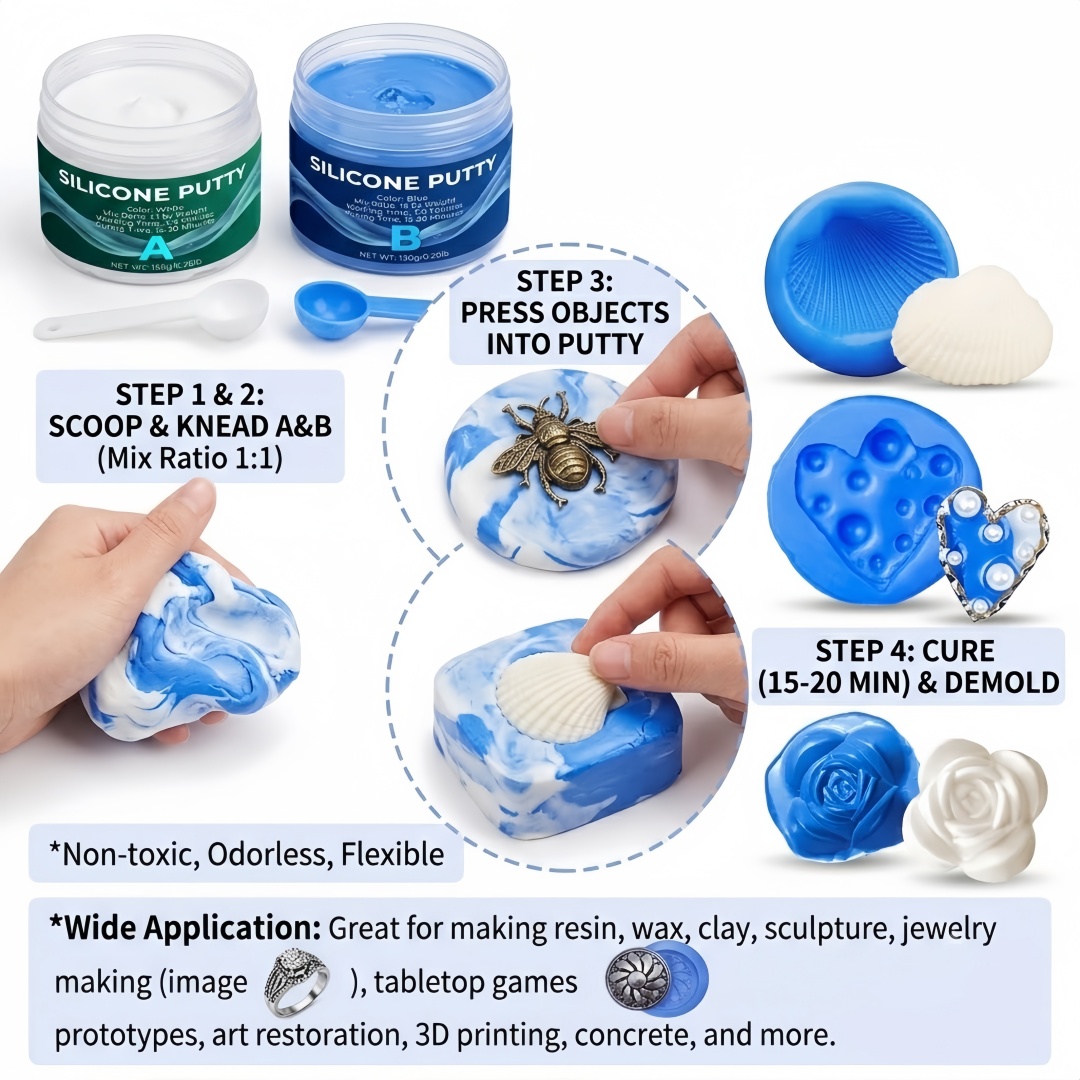 Silicone Putty Mold Making Sup - Soap Making Ideas ulasan dan harga