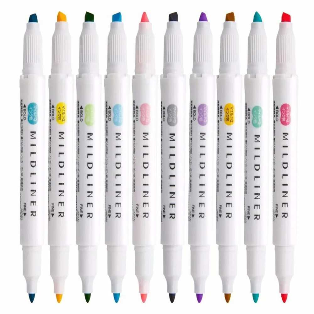 35 Color ZEBRA Mildliner Highl - Zebra Pen Mildliner ulasan dan harga