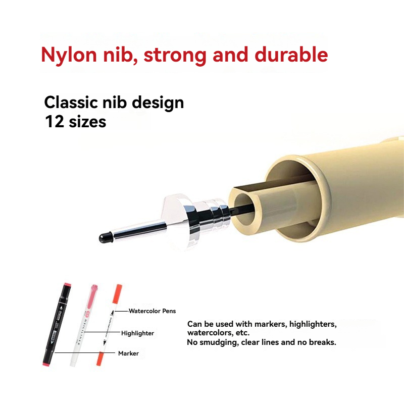 12 Tip Pigment Liner Micron In - Copic Marker Sketch ulasan dan harga
