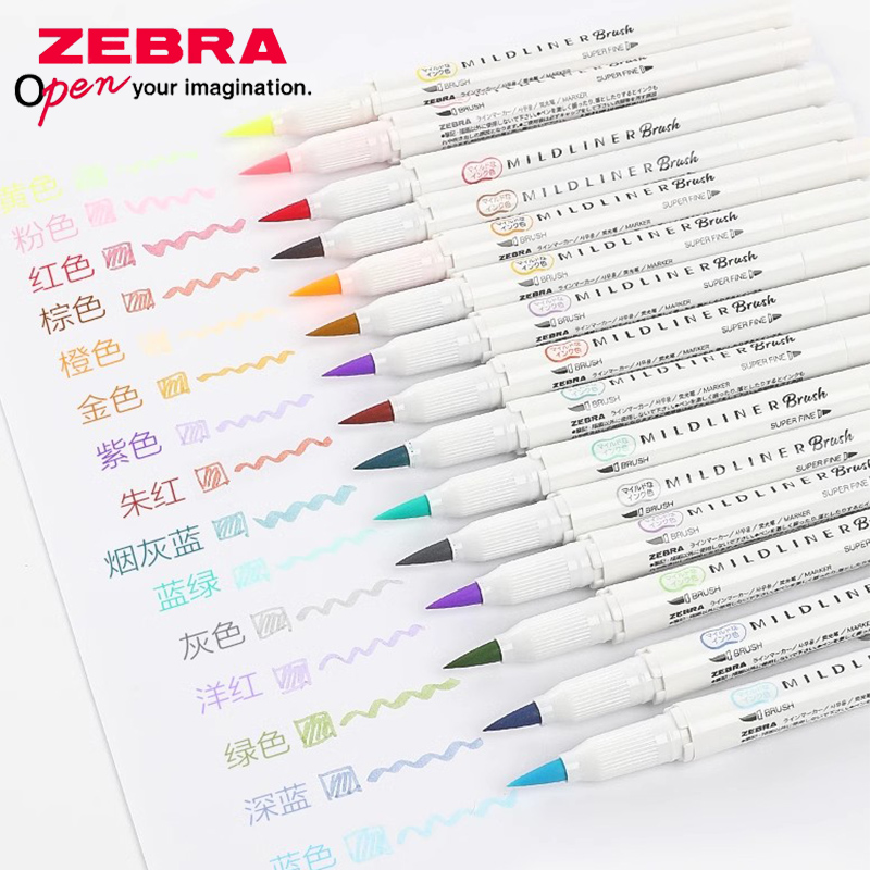 Japan ZEBRA Double-ended Marke - Zebra Pen Mildliner ulasan dan harga