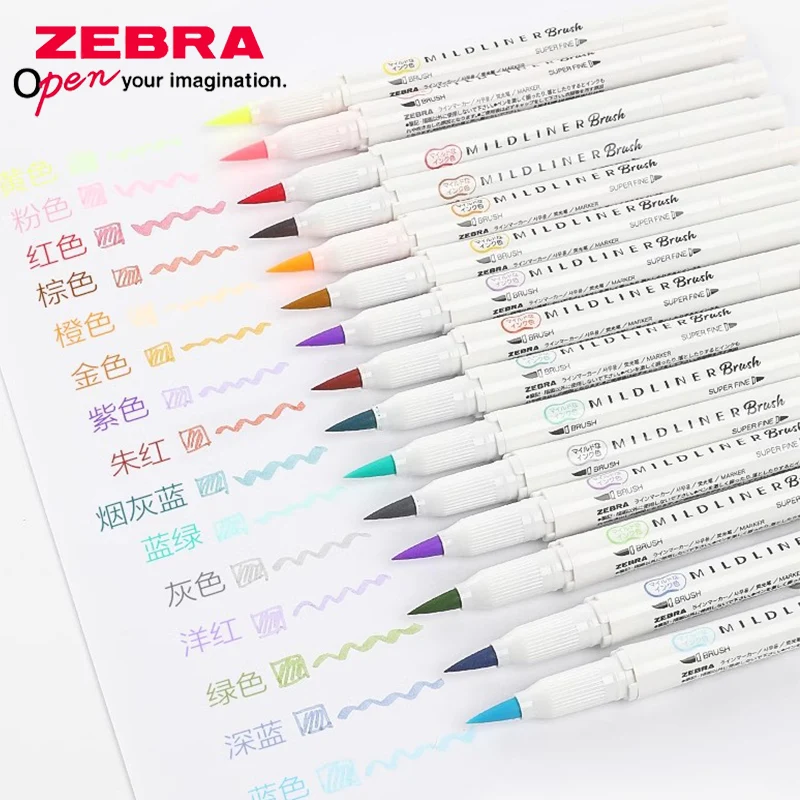 ZEBRA Dual-tip Highlighter Col - Zebra Pen Mildliner ulasan dan harga