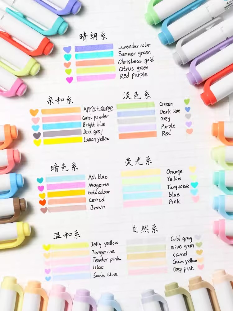 Zebra Full 35/25Colors Mildlin - Zebra Pen Mildliner ulasan dan harga
