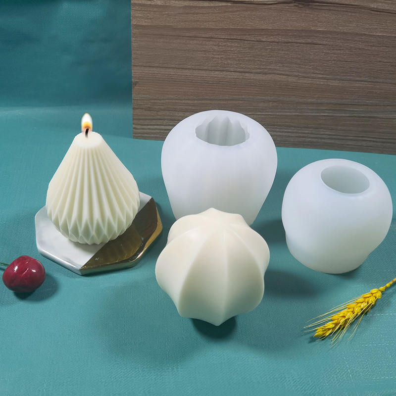 3D Silicone Candle Molds Geome - Soap Making Homemade ulasan dan harga