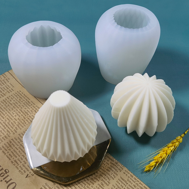 3D Silicone Candle Molds Geome - Soap Making Homemade ulasan dan harga