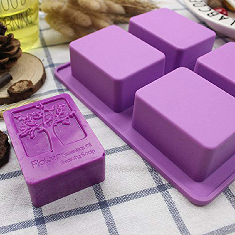 Rectangle Life Tree Silicone S - Soap Making Books ulasan dan harga