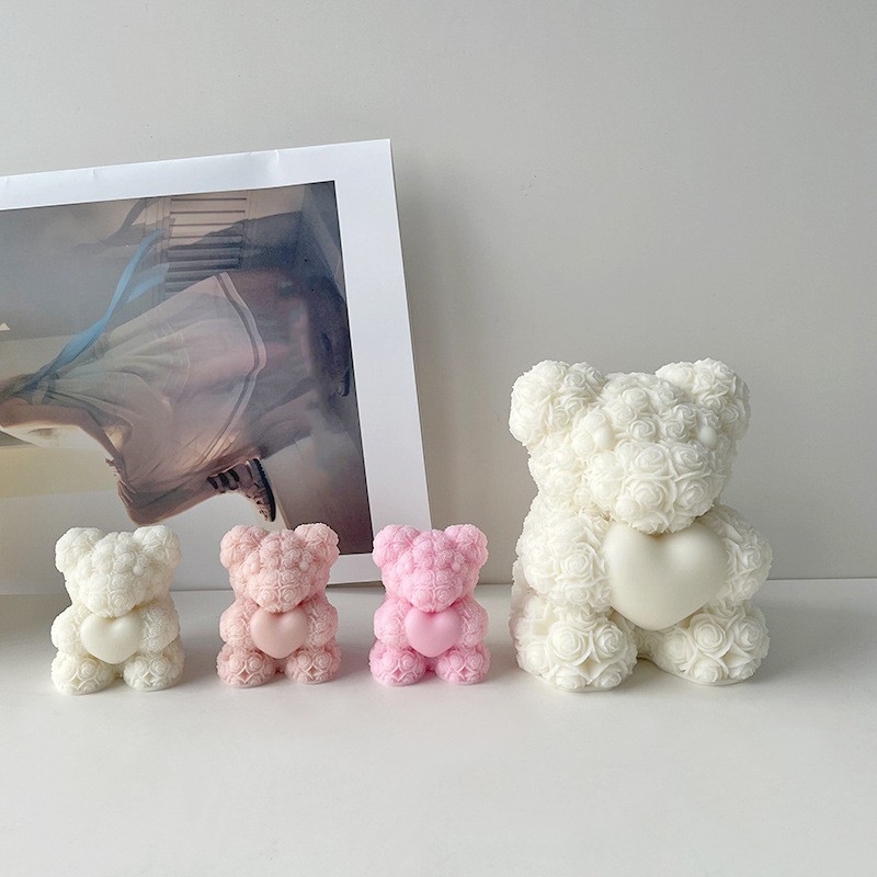 Valentine's Day Love Rose Bear - Soap Making At Home ulasan dan harga
