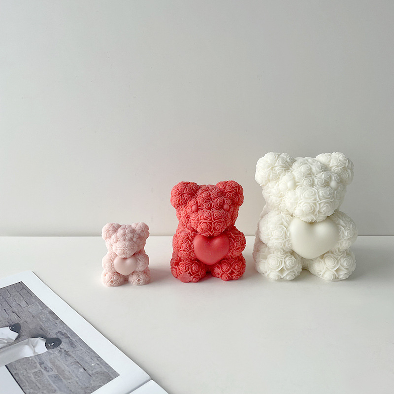 Valentine's Day Love Rose Bear - Soap Making At Home ulasan dan harga
