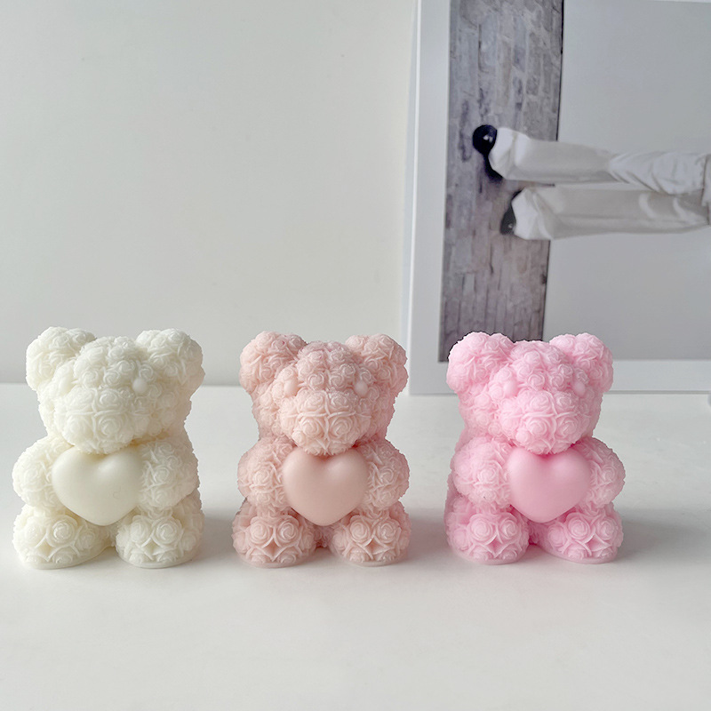 Valentine's Day Love Rose Bear - Soap Making At Home ulasan dan harga