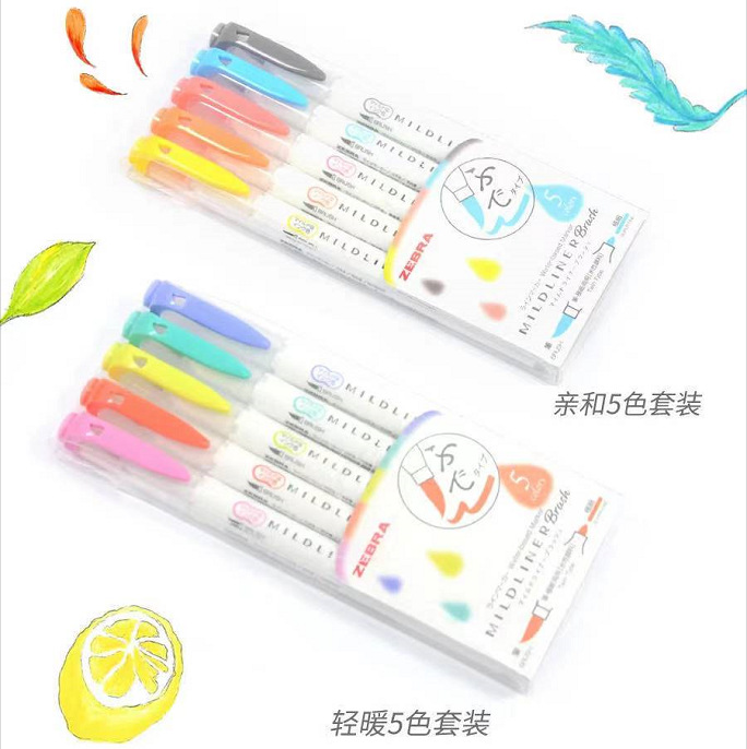 ZEBRA Mildliner Highlighters P - Zebra Pen Mildliner ulasan dan harga