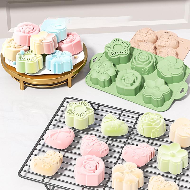 SU Flower Silicone Mold, 6 Cav - Soap Making Homemade ulasan dan harga
