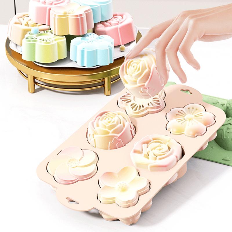 SU Flower Silicone Mold, 6 Cav - Soap Making Homemade ulasan dan harga