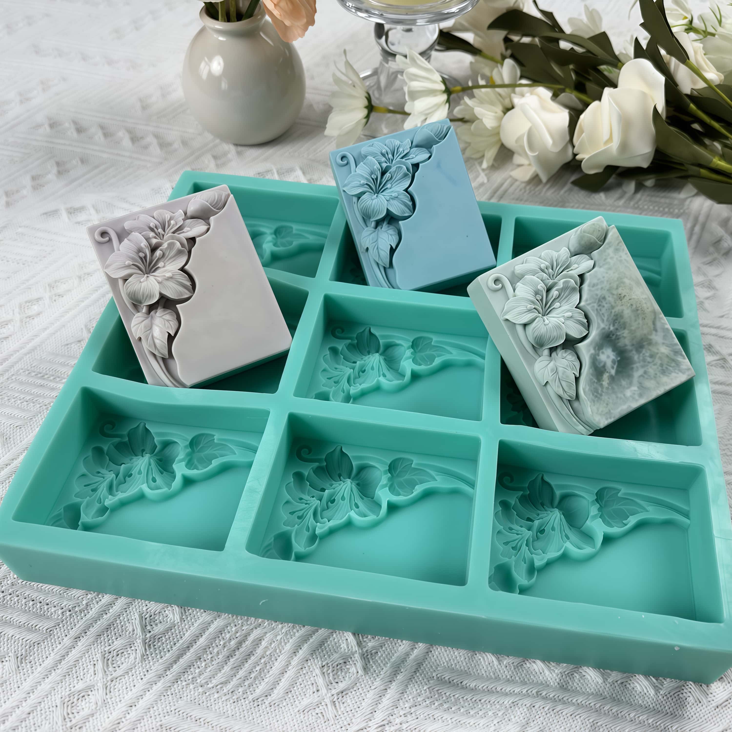 9 Cavities Tung Flower Soap Mo - Soap Making Books ulasan dan harga