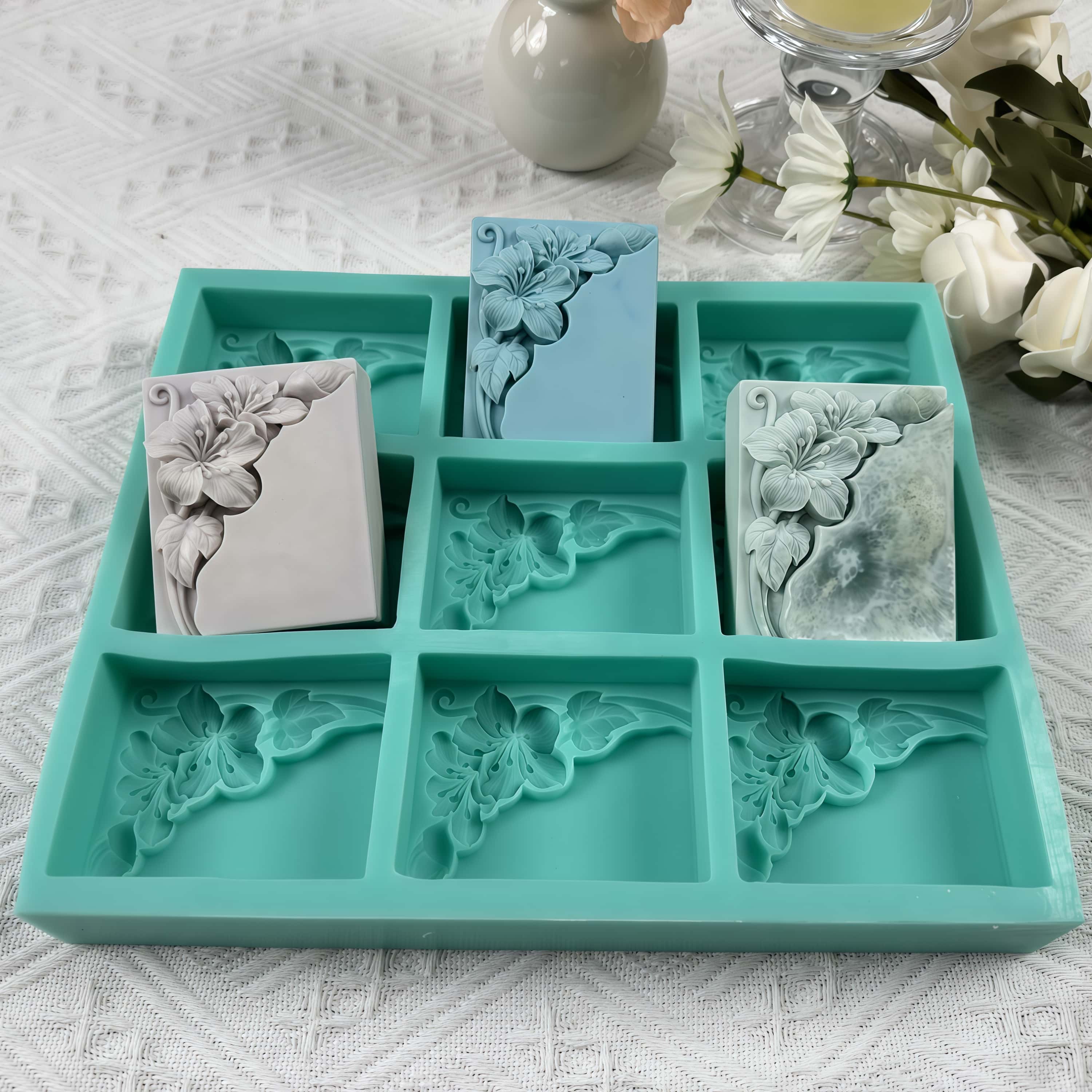 9 Cavities Tung Flower Soap Mo - Soap Making Books ulasan dan harga