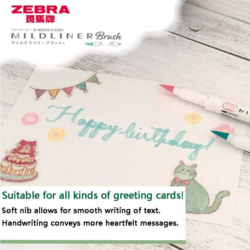 Zebra Highlighter WFT8 Mildlin - Zebra Pen Mildliner ulasan dan harga