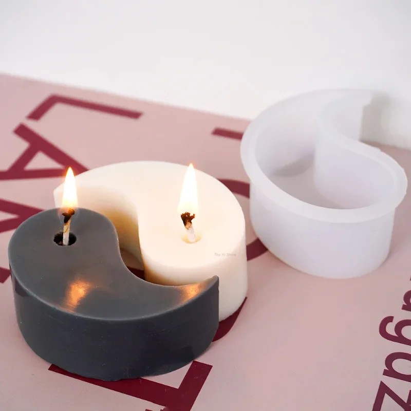 2pcs Yin Yang Tai Chi Round Si - Soap Making Books ulasan dan harga