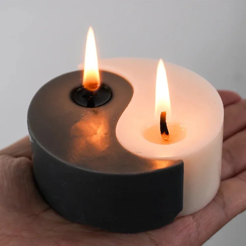2pcs Yin Yang Tai Chi Round Si - Soap Making Books ulasan dan harga