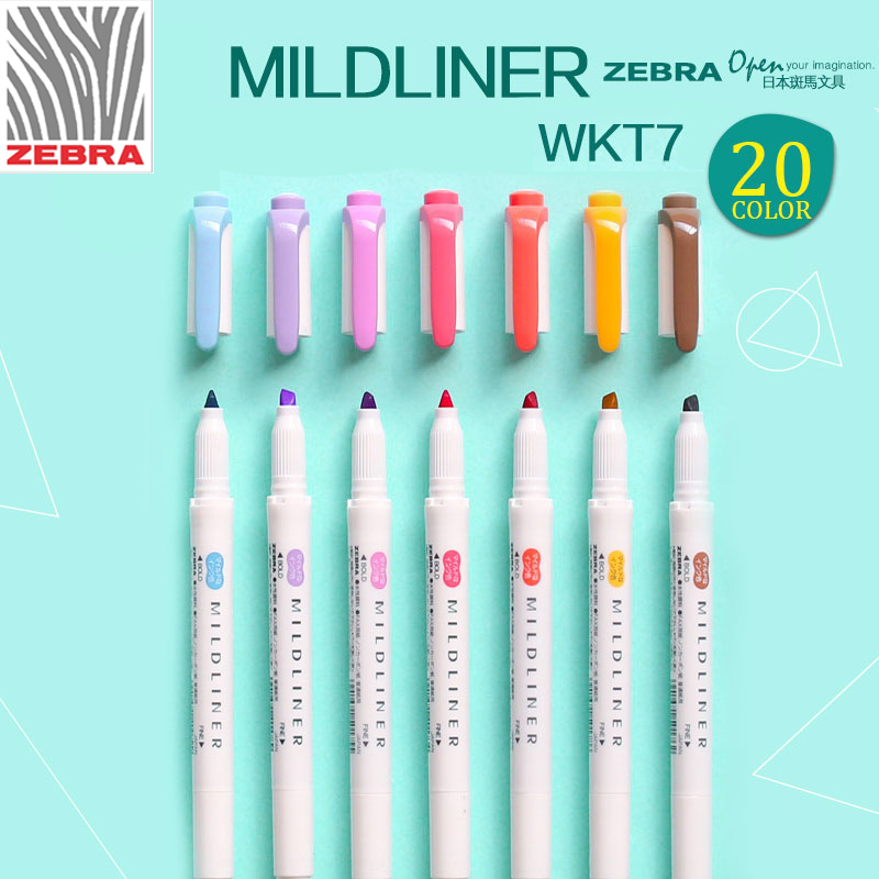 Japan ZEBRA WKT7 New Mildliner - Zebra Pen Mildliner ulasan dan harga