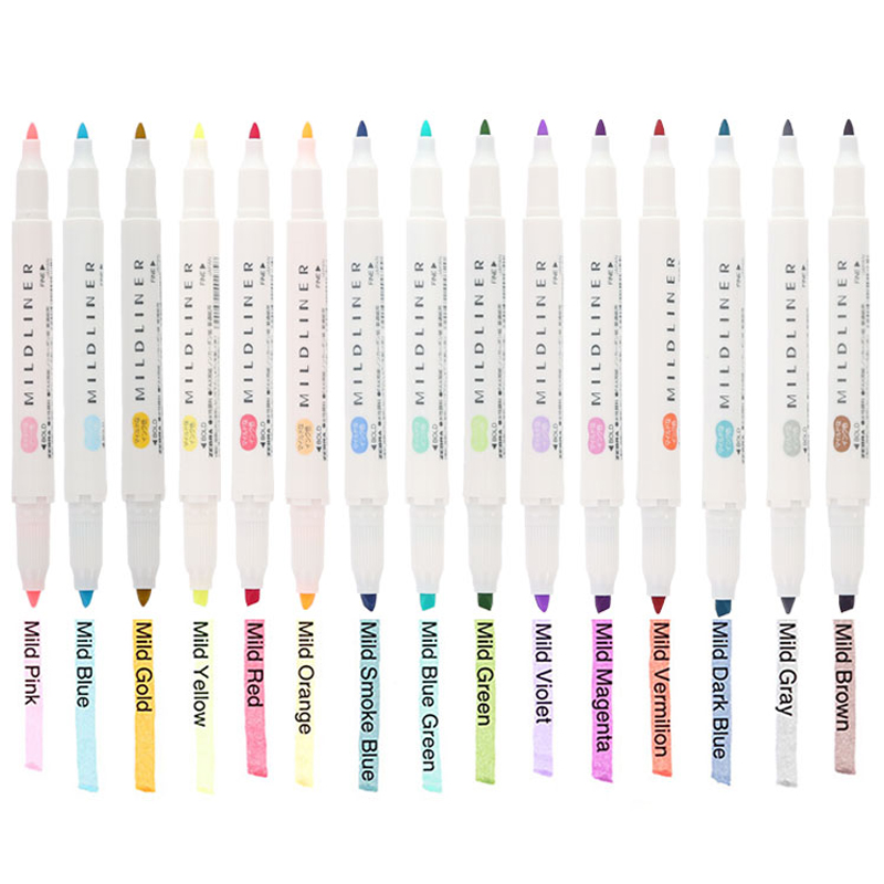 Japan ZEBRA WKT7 New Mildliner - Zebra Pen Mildliner ulasan dan harga