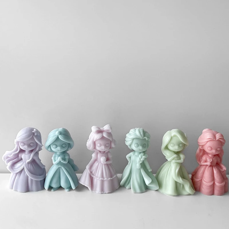 6 Princess Doll Silicone Candl - Soap Making At Home ulasan dan harga