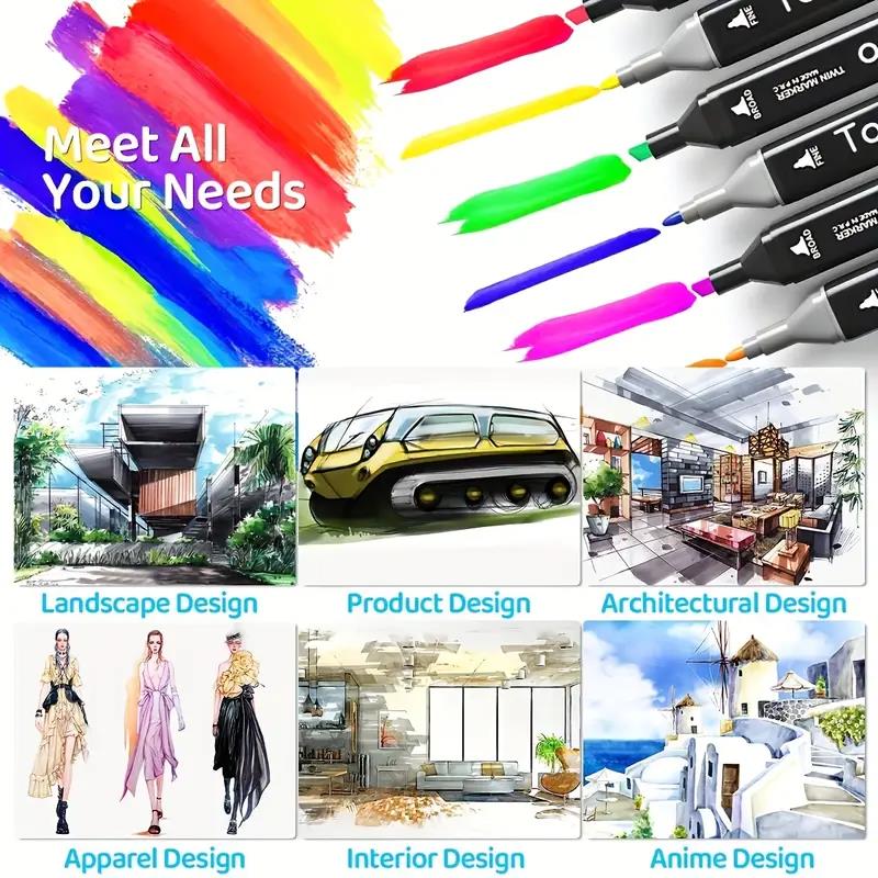 24/36/48/60/80/120/168 Colors  - Copic Marker Sketch ulasan dan harga