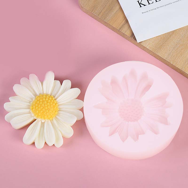 DIY Candle Silicone Mold Daisy - Soap Making At Home ulasan dan harga