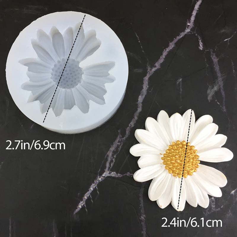 DIY Candle Silicone Mold Daisy - Soap Making At Home ulasan dan harga