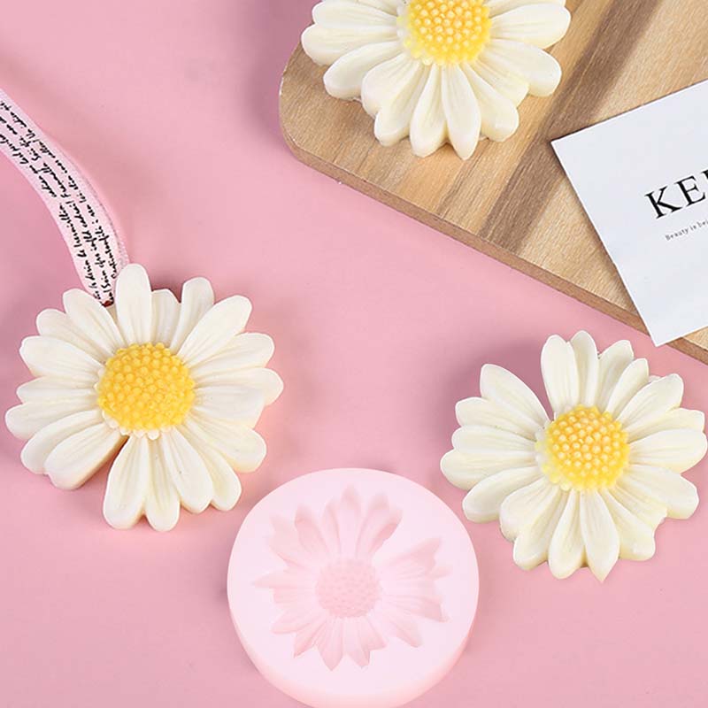 DIY Candle Silicone Mold Daisy - Soap Making At Home ulasan dan harga