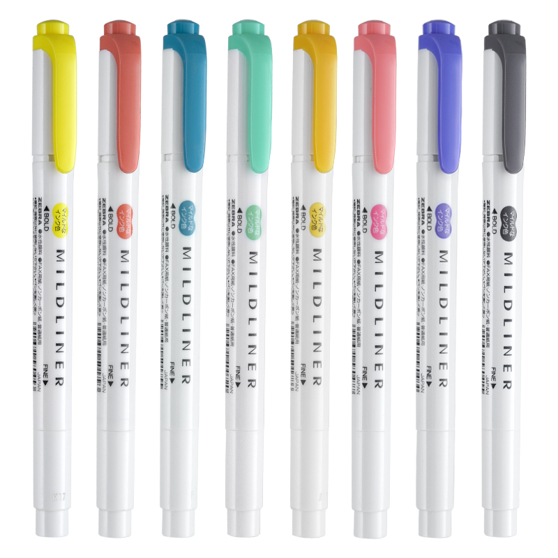Zebra Mildliner Liner Double H - Zebra Pen Mildliner ulasan dan harga