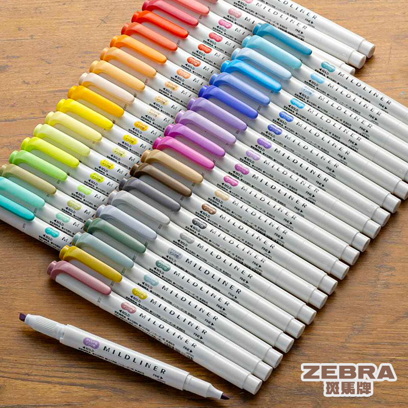 Japan ZEBRA Mildliner Highligh - Zebra Pen Mildliner ulasan dan harga